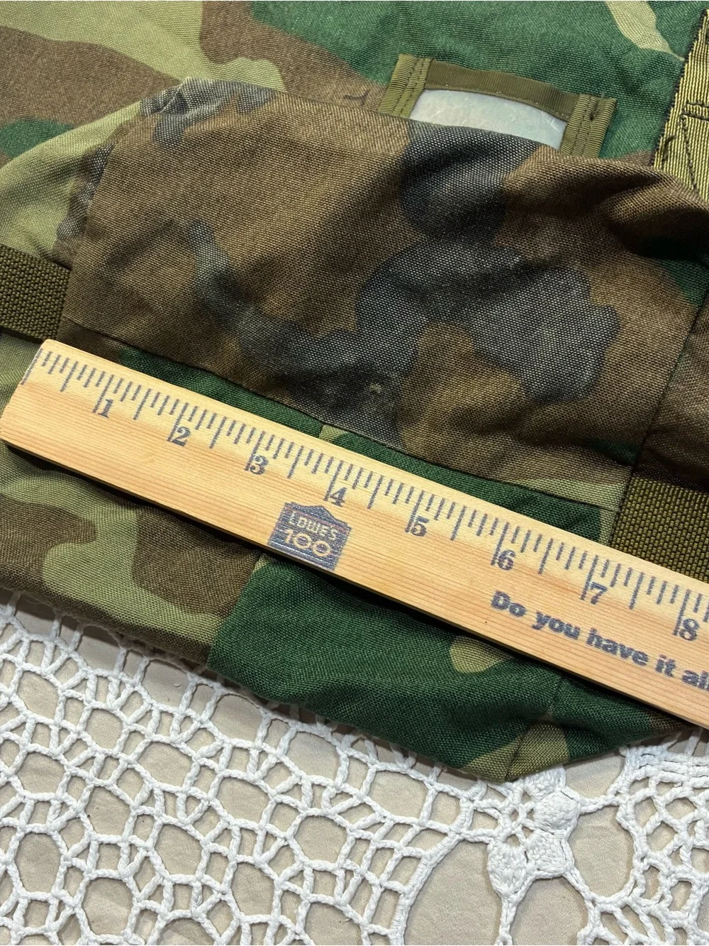Military Issue Raleigh Industries Protective Ensemble Carrying Bag Woodland Camo